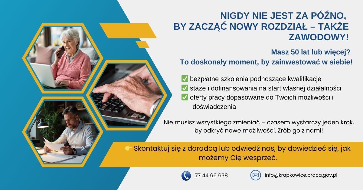 Zdjęcie artykułu Masz 50 lat lub więcej? To doskonały moment, by zainwestować w siebie!