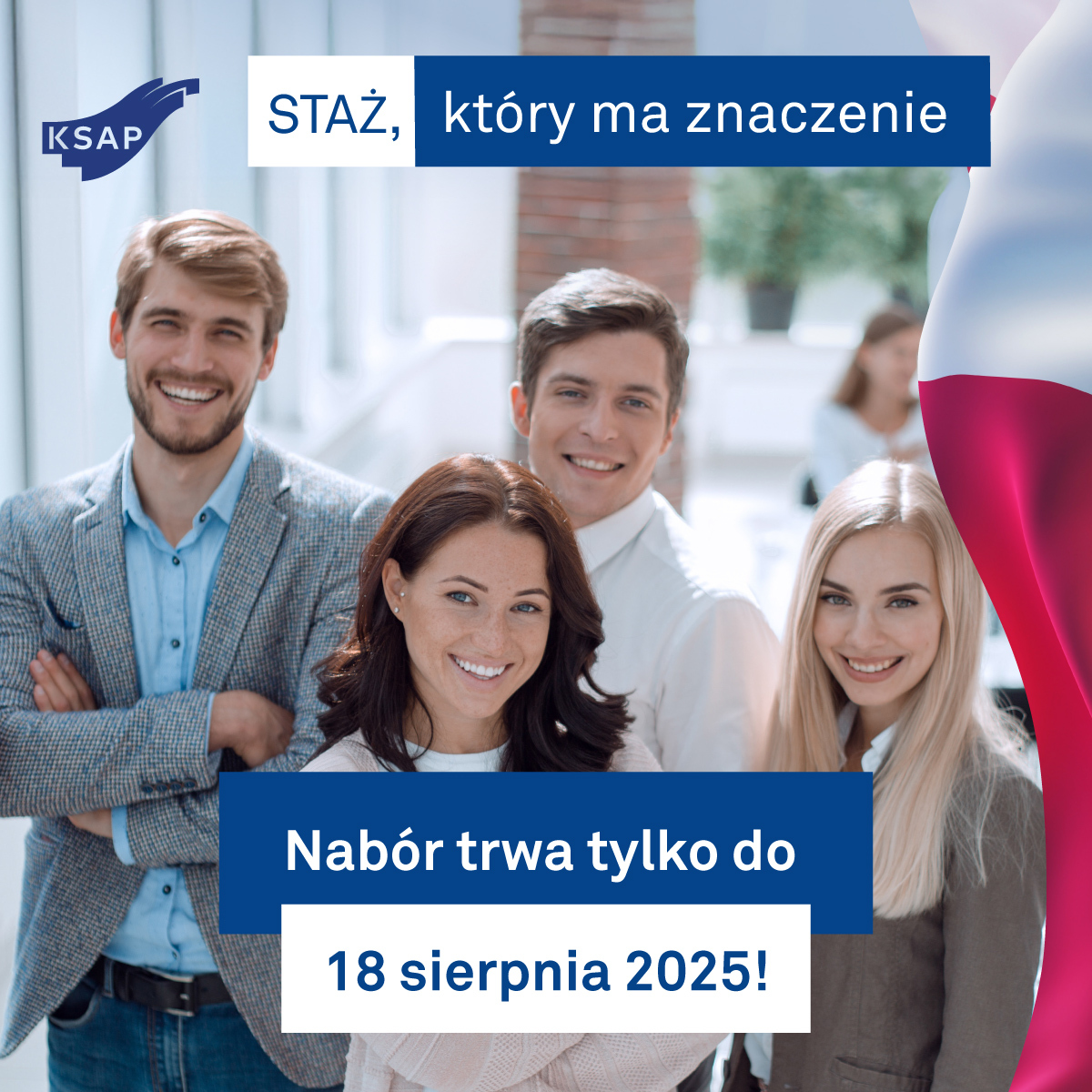 Zdjęcie artykułu Krajowa Szkoła Administracji ogłasza "Staż, który ma znaczenie"!