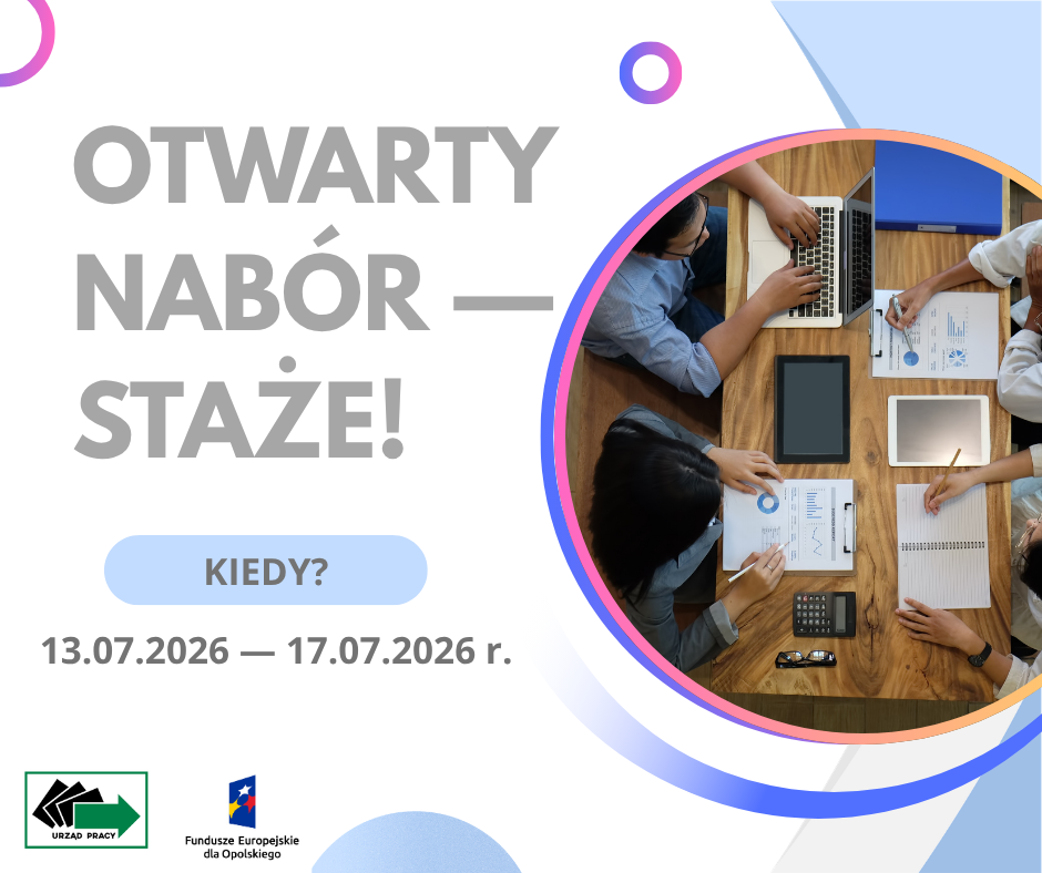 Obrazek dla: Nabór wniosków o organizację stażu