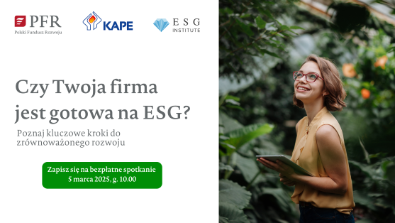 Zdjęcie artykułu „Czy Twoja firma jest gotowa na ESG?". Weź udział w webinarium