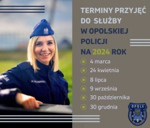 Obrazek dla: Zostań Policjantem! Terminy naborów do służby w Policji