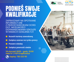 Zdjęcie artykułu Spotkanie informacyjne z przedstawicielem Opolskiego...